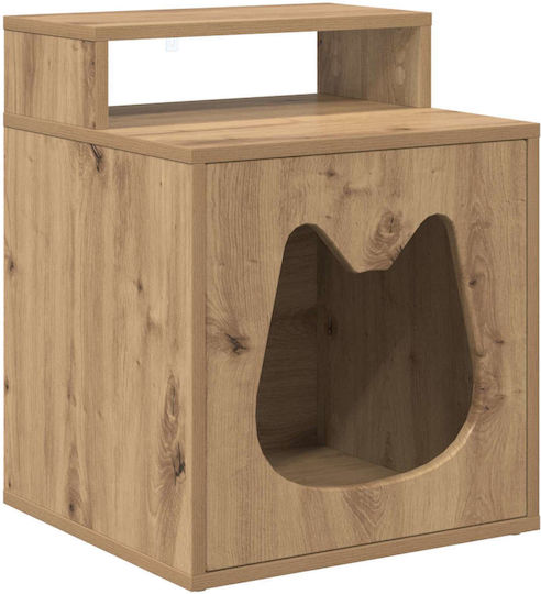 vidaXL Bett Katze Braun