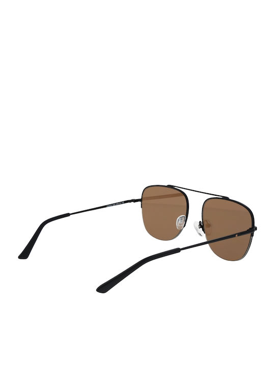 Champion Men's Sunglasses with Brown Metal Frame and Brown Lens CU5151-58C03