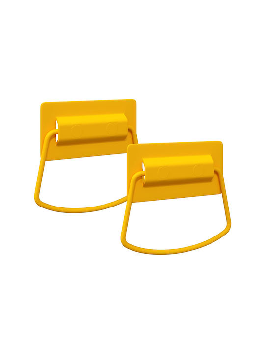 vidaXL Handgriff Möbelgriff aus Metallisch Χαμομηλί Κίτρινο 879435 2Stück