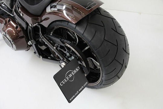 Cult Werk Motorcycle License Plate Holder Hd-bro020-i