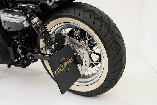Cult Werk Motorrad-Kennzeichenhalter Und -Rahmen Hd-spo012-i