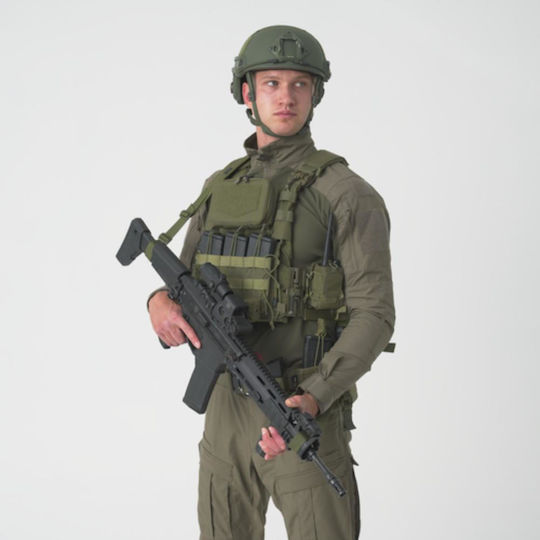 Helikon Tex Militärrucksack aus Cordura Grünes 7lt