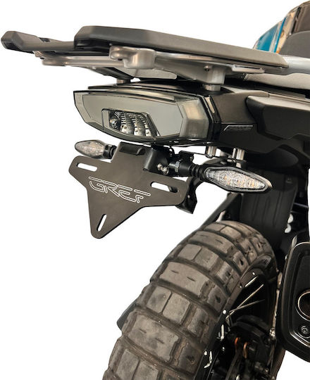 Αναδιπλούμενη Βάση Πινακίδας Cf Moto 8000mtx 2025-2026 (με Κουμπί)