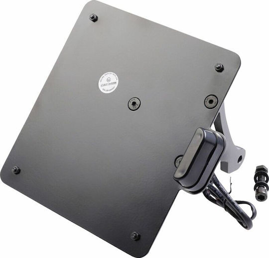 Cult Werk Motorrad-Kennzeichenhalter und -rahmen Hd-sps012-ch