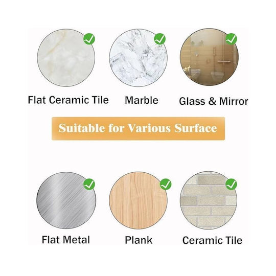 Uncle George 01.07.02-0011 Round Felts with Sticker 10mm 25pcs
