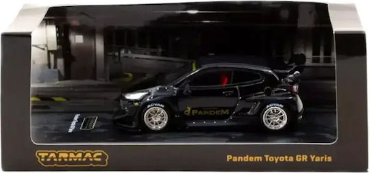 Machetă Mașină Toyota GR Yaris Pandem Negru 1:64 Tarmac Works