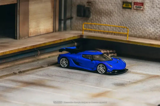 Machetă Mașină Koenigsegg Jesko Attack Albastră Scara 1:64 Tarmac Works