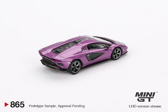 Macheta Auto Lamborghini Countach Lpi 800-4 Viola 30th 2023 1:64 Mini Gt Mgt00865-l
