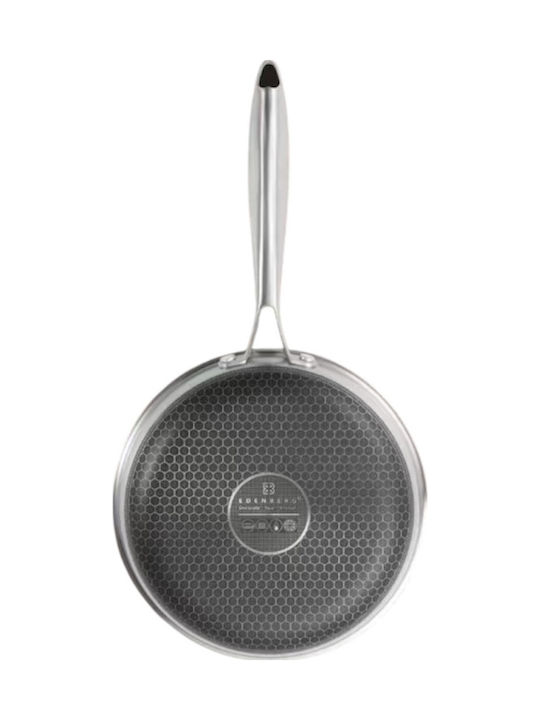 Edenberg Pan With Lid made of Stainless Steel with Non-Stick Coating 22cm