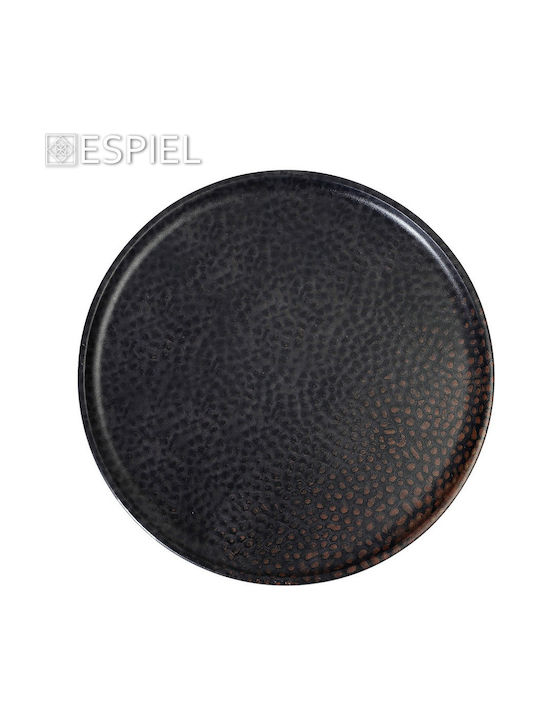 Espiel Sunset Teller Untiefe aus Melamin Braun mit Durchmesser 15cm