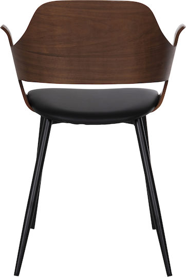 Velp Stühle Speisesaal Walnut-black 2Stück 55.5x50x79cm
