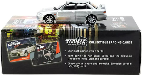 Auto Mitsubishi Lancer GSR Evolution Sonderedition Silber 1:64 Tarmac