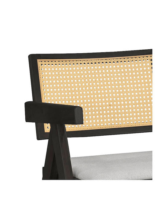 Winslow Stühle Speisesaal Black-grey 2Stück 56x63x80cm