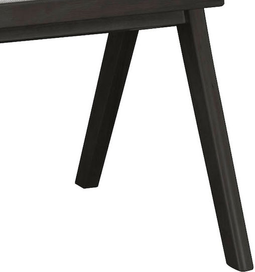 Winslow Dining Room Wooden Chair Black-grey 56x63x80cm 2pcs