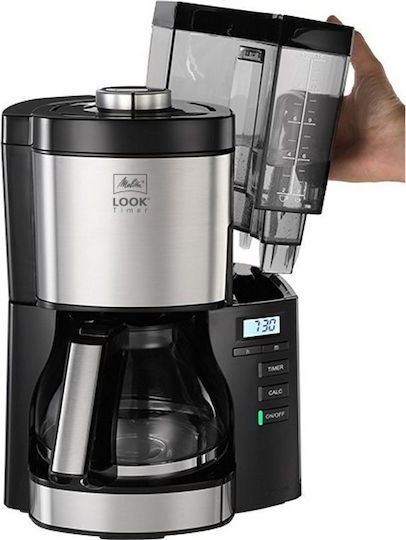 Melitta Look V Timer Προγραμματιζόμενη Καφετιέρα Φίλτρου 900W