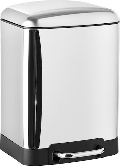 Bronze Art Inox Bathroom Basket Soft Close 6lt Silver