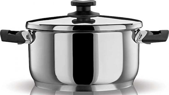 Pyramis Classic Tiefer Edelstahl-Topf 10.4Es / 30cm