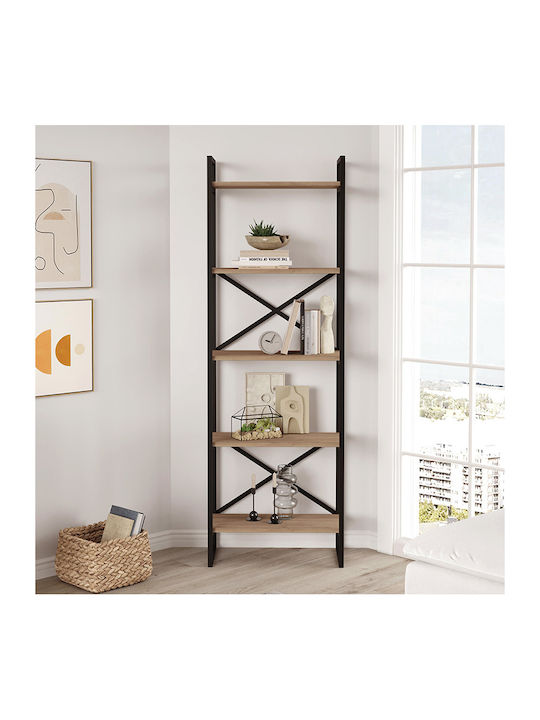 Bibliotecă Dusan Sepet Stejar 58x30x175 cm