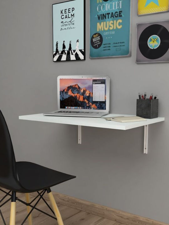 Desk Ravan Wooden White 72x45x29cm