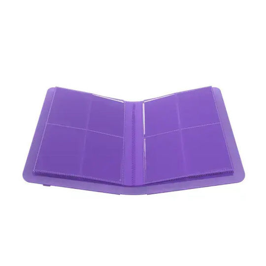 Gamegenic Prime 8-Pocket Album Binder 4-Pocket Standard Size Purple