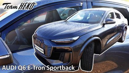 Heko Σετ Ανεμοθραύστες Αυτοκινήτου Μπροστινοί και Πίσω Σκούρο Φιμέ για Audi e-tron 2024+ 4τμχ