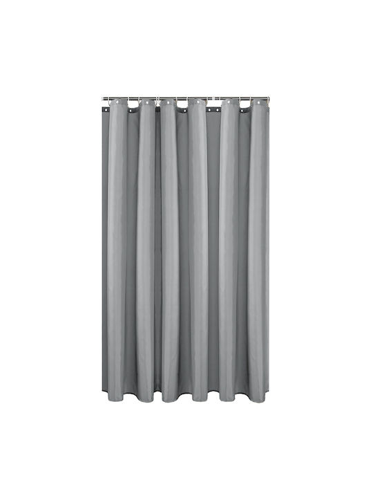 Frans K3 Shower Curtain Fabric 180x200cm Gray