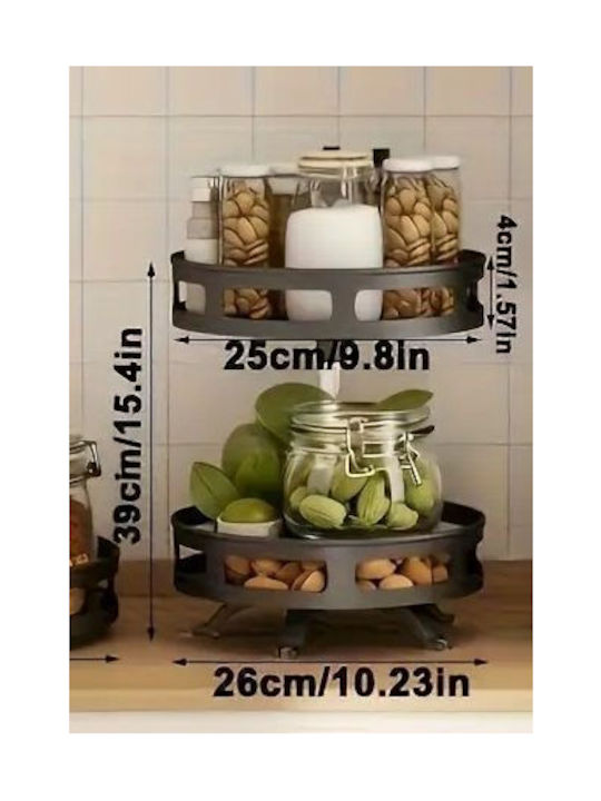 Plastic Spice Jar on Rotating White Base