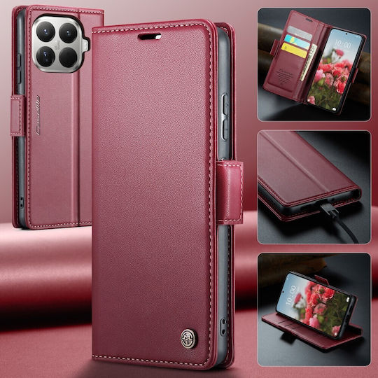 Caseme 023 Luminus Wallet Μπορντό (Xiaomi 15T Pro)