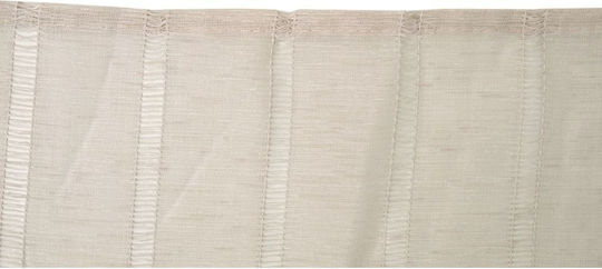 Viopros Curtain with Pencil Pleat Gray 145x285cm Viopros Curtain with Pencil Pleat Gray 145x285cm