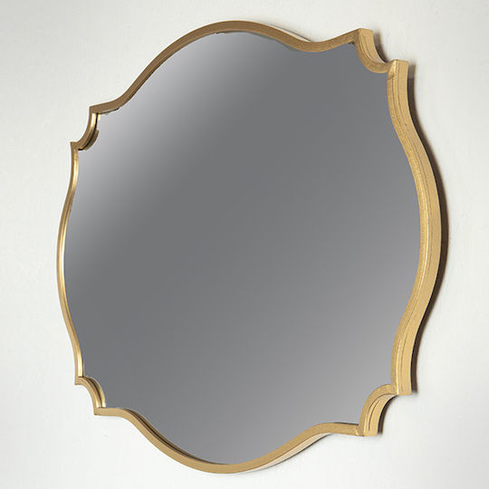 751-11033 Wandspiegel Oval Gold 90x60cm 751-11033 Wandspiegel Oval Gold 90x60cm