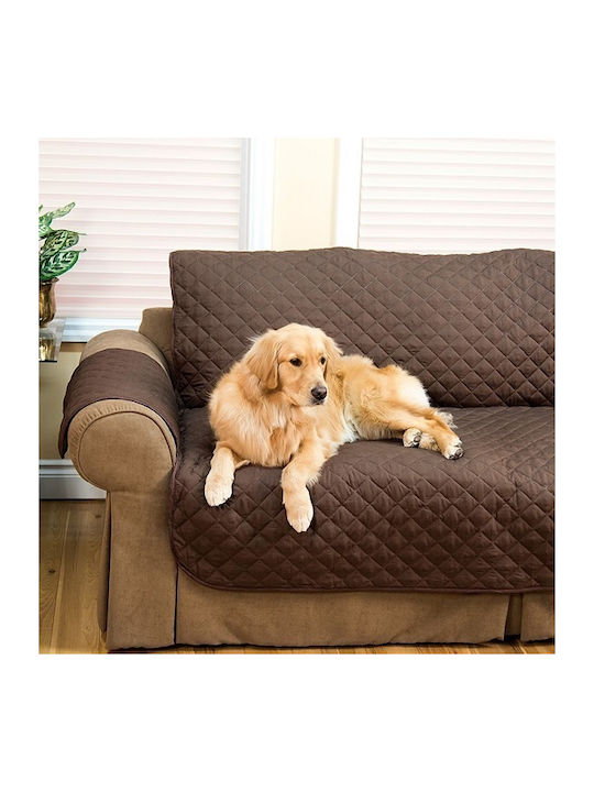 Factory Couch Coat Elastische Abdeckung für Dreisitziges Sofa Mehrfarbig 230εκ. 1Stück