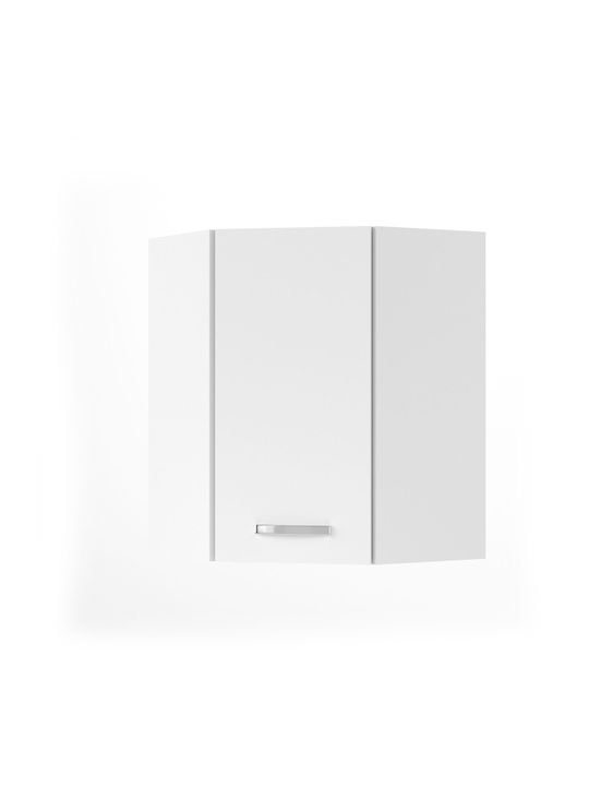 Charlotte Dulap de Colț Suspendata Alb 60x60x71.8buc
