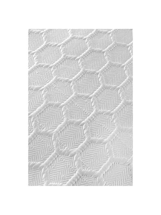 Guy Laroche Hive Elektrische Gitarren Tagesdecke Übergröße Microsatin White 240x250cm 3Stück