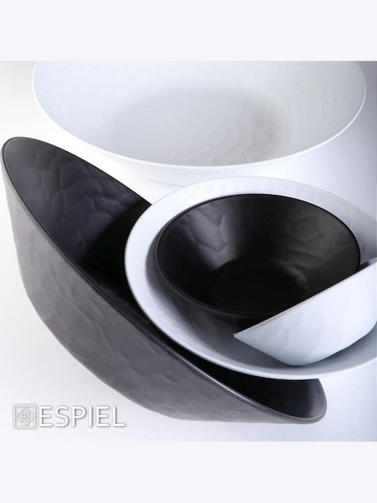 Tria Σαλατιέρα Μελαμίνης Μαύρη 26.7x26.7x7cm