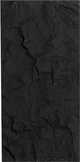 3D Πάνελ Τοίχου με Κόλλα Μαύρο 120x60εκ.