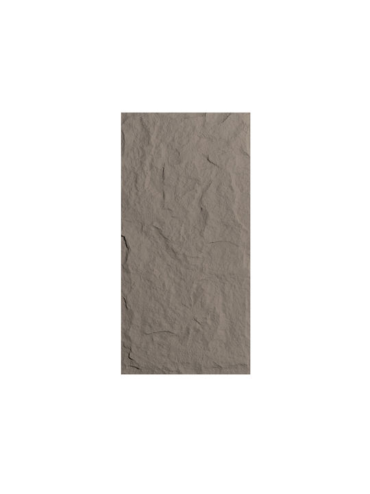 3D Wandpaneele mit Kleber Graue 120x60x3cm