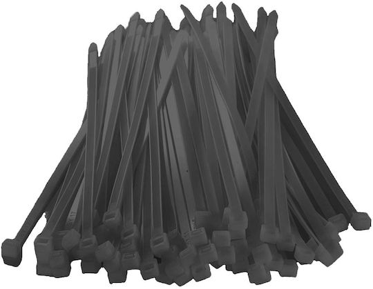 ATC Kabelbinder Kunststoff 200mm x 2,5mm in Schwarz Farbe (100 Stück) (20.007.0012)