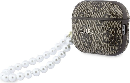 Guess Калъф в Кафяв цвят за Apple AirPods Pro 3