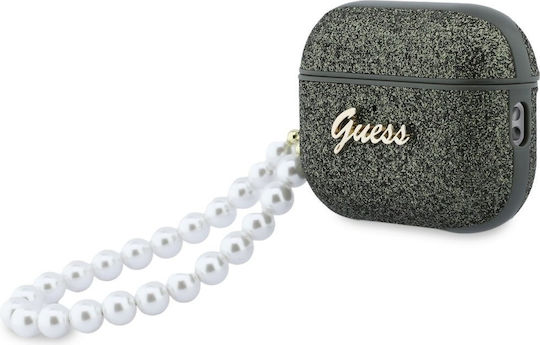 Guess Hülle Kunststoff in Khaki Farbe für Apple AirPods Pro 3