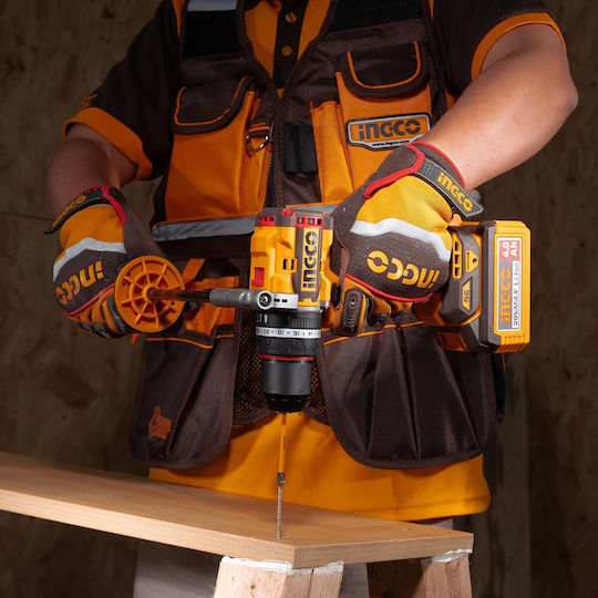 Ingco CIDLI209686E Brushless Cordless Impact Drill Driver 20V