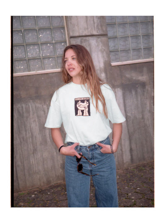 Damen T-Shirt Cloud Blue
