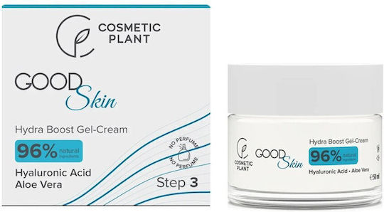 Cosmetic Plant Light Gel Hidratant și Regenerator de Față cu Acid Hialuronic și Colagen 50ml