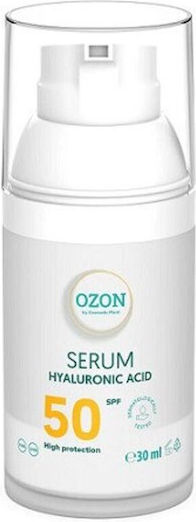 Cosmetic Plant Serum Hidratant și Anti-Îmbătrânire pentru Față și Ochi SPF50 cu Acid Hialuronic pentru Revitalizare 30ml