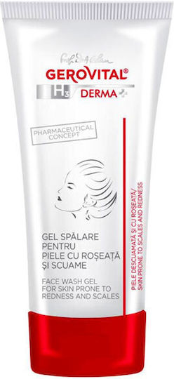 Gerovital H3 Derma+ Gel Καθαρισμού Προσώπου για Μείωση ερυθρότητας & Έλεγχο λιπαρότητας 150ml