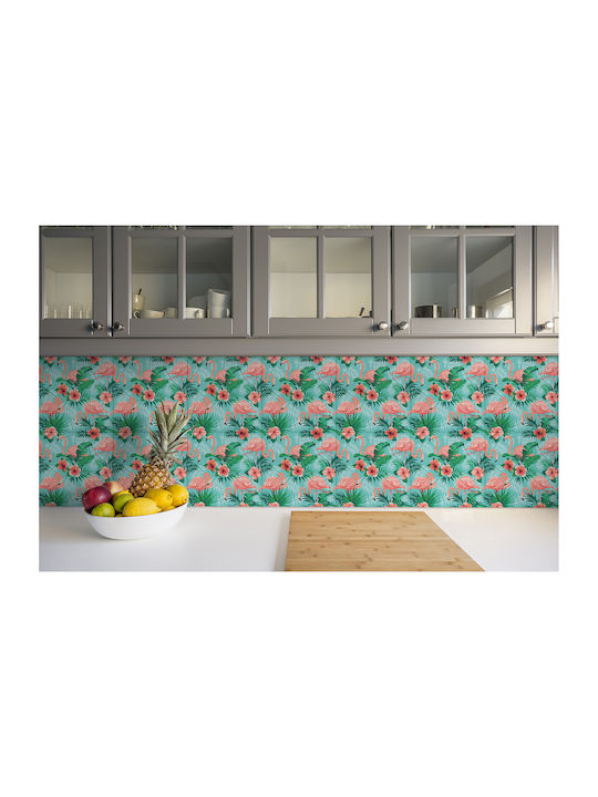 Autocolante Vinilice Plăci Decor Model Flamingo 9x30x30 Cm