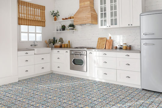 Vinyl Tile Stickers Decorative Design Arabic Puzzle 9x30x30 Cm