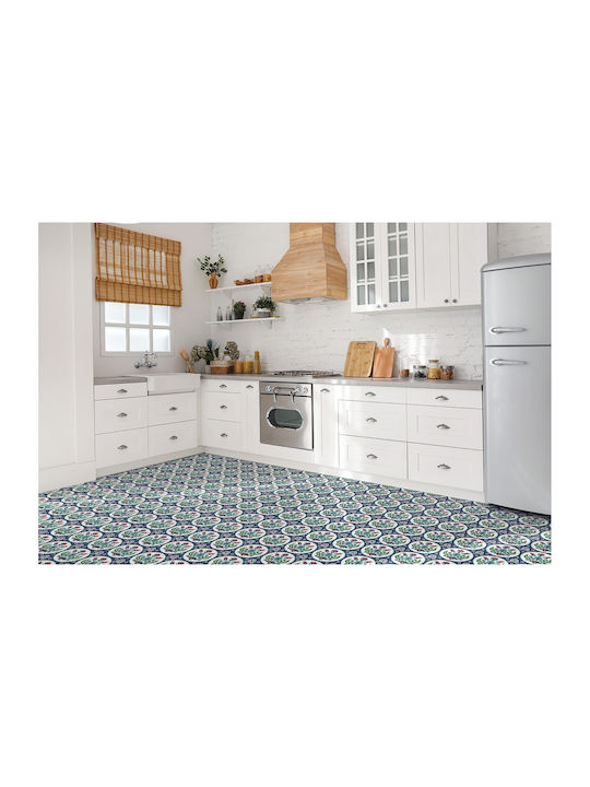 Vinyl Tile Stickers Decorative Design Turkish Tulips 9x30x30 Cm