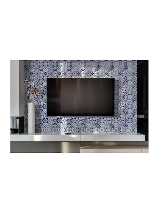 Wandsticker Vinyl Panel Schnelle Dekoration Design Azulejo 100x50 cm