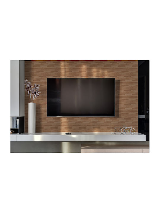 Autocolant Panou Vinilic Decorare Perete Pardoseală Din Lemn 100x50 Cm