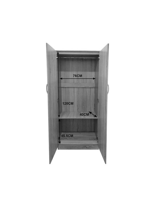Patru uși Dulap de Haine cu Spațiu de Depozitare Wenge 160x42x240cm
